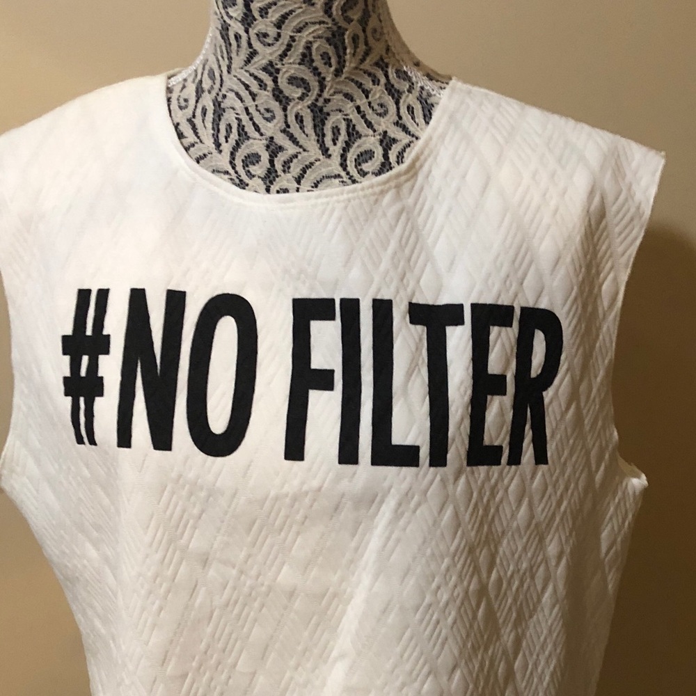 No filter crop top